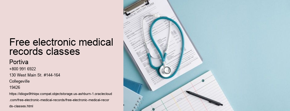 free electronic medical records classes