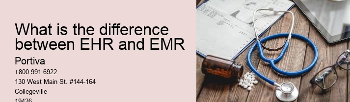 What is the difference between EHR and EMR