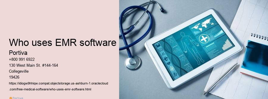 Who uses EMR software