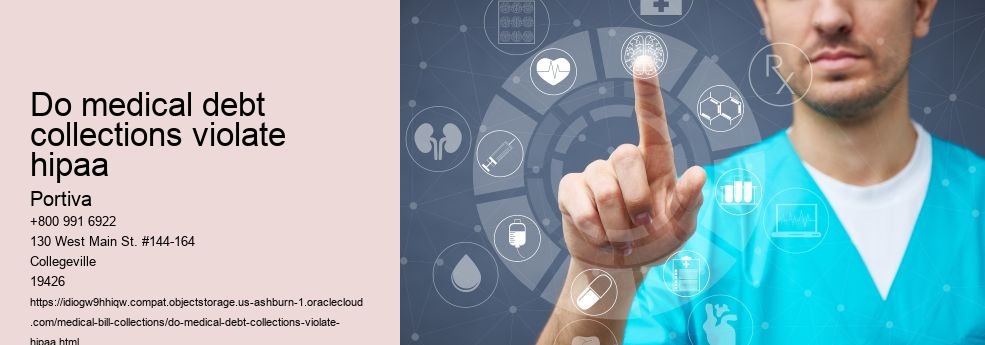do medical debt collections violate hipaa