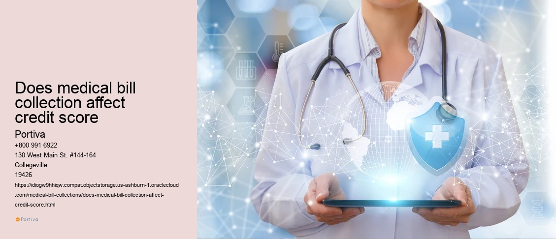 does medical bill collection affect credit score