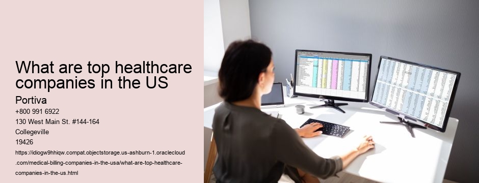 What are top healthcare companies in the US