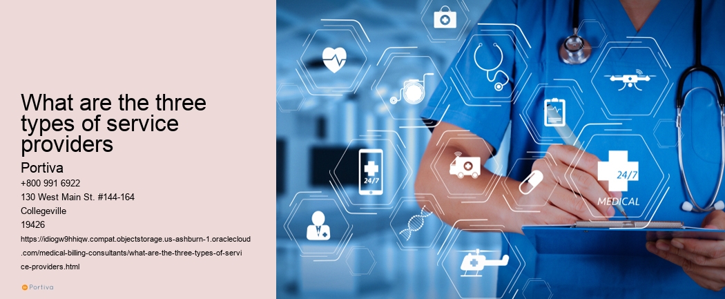 What are the three types of service providers
