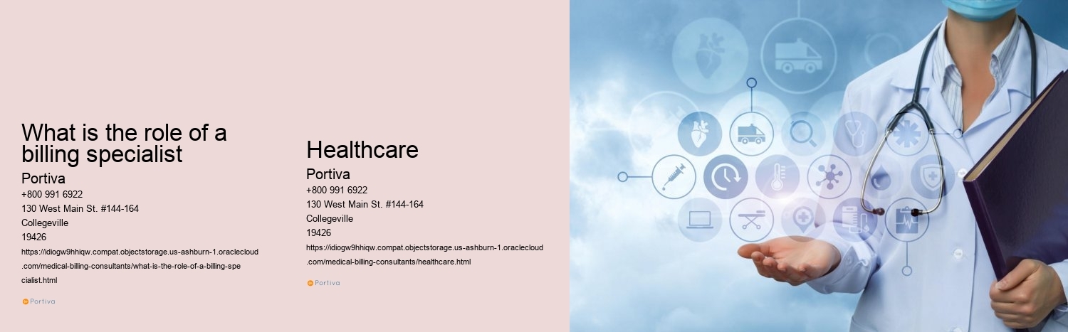 What is the role of a billing specialist
