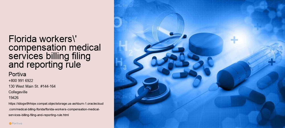 florida workers' compensation medical services billing filing and reporting rule
