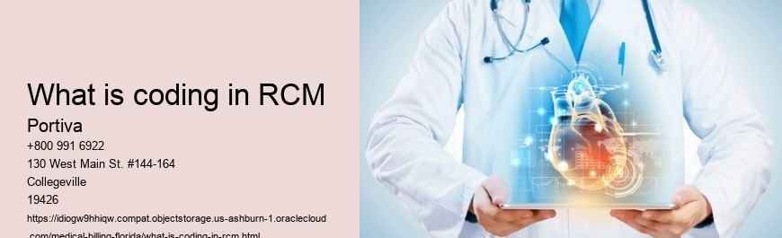 What is coding in RCM