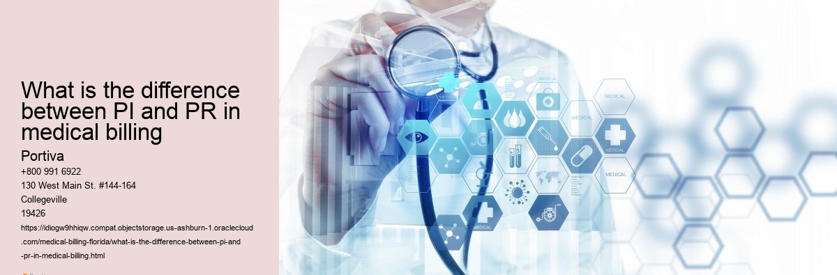 What is the difference between PI and PR in medical billing