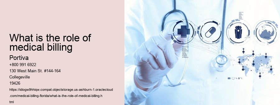 What is the role of medical billing