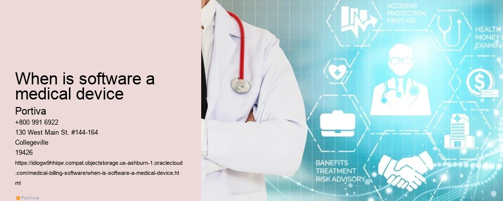 when is software a medical device