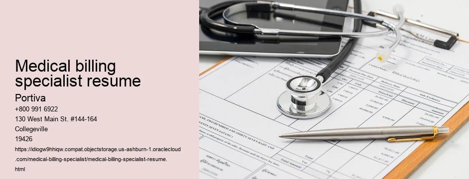 medical billing specialist resume