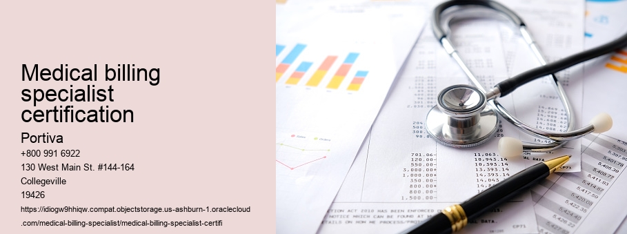 medical billing specialist certification