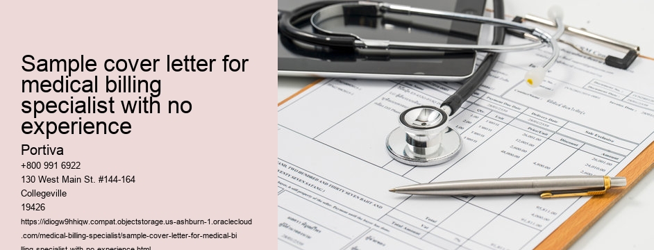 sample cover letter for medical billing specialist with no experience