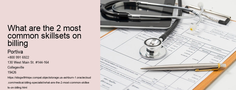 What are the 2 most common skillsets on billing
