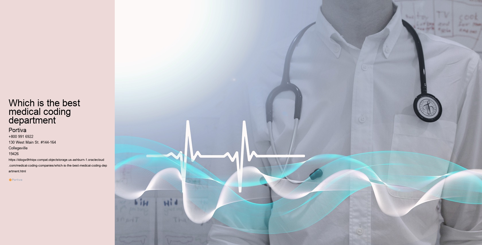 Which is the best medical coding department