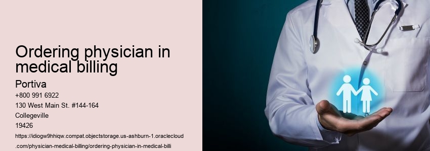 ordering physician in medical billing