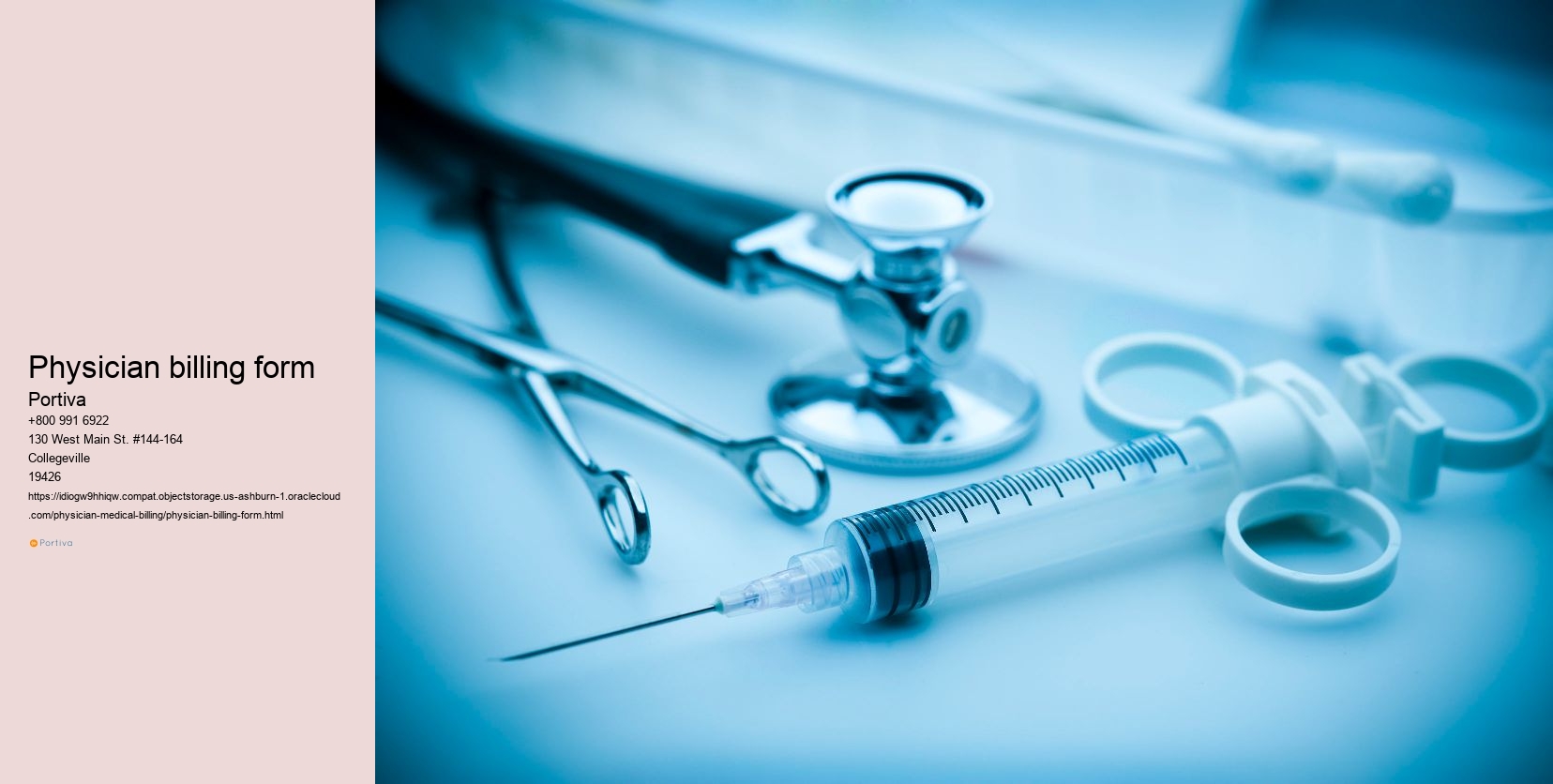 physician billing form