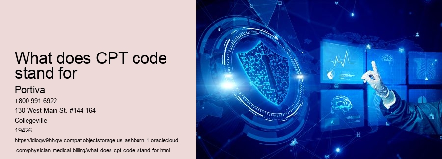 What does CPT code stand for