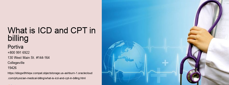 What is ICD and CPT in billing