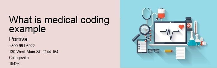 What is medical coding example