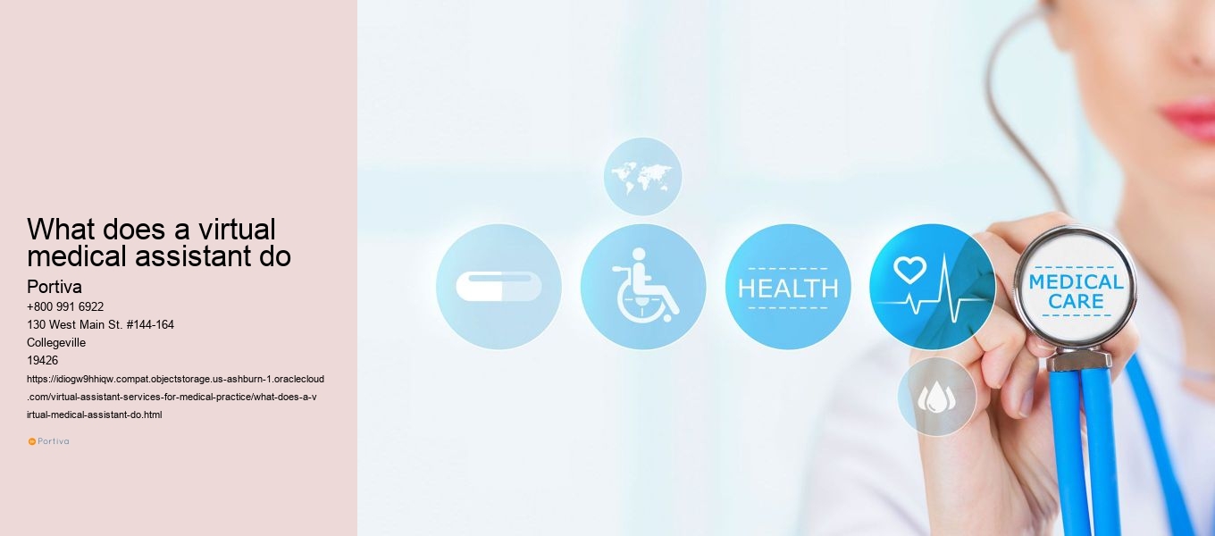 what does a virtual medical assistant do